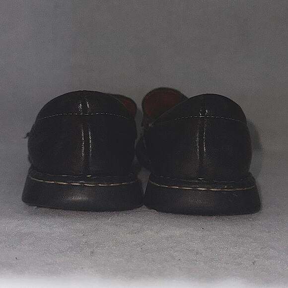 Women’s Born Black Leather Slip-on Loafers size 6 - Picture 3 of 9
